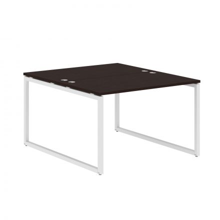 Стол 2-х местный XQWST 1214 Легно темный/Белый 1200х1406х750