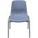 Стул GL_Комус Мебель Стрит RAL 9006, пластик RAL 5014 (голубой)