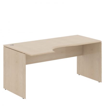 Стол эргономичный WCET 169(L) Бук Тиара 1600х900х750 WAVE