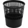 Корзина для мусора 10 л пластик черная (25.8х27.4 см) Корзина для мусора 10 л пластик черная (25.8х27.4 см)