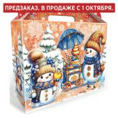 Подарок новогодний "ЧЕМОДАНЧИК СЛАДКОЕЖКИ", НАБОР конфет 1500 г, картонная коробка, МОСУПАК