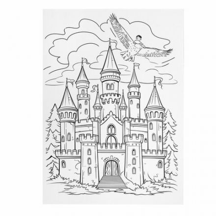 Набор ЮНОГО ХУДОЖНИКА "ОРЕЛ" для рисования и творчества в кейсе ЮНЛАНДИЯ, 75 предметов, 665674