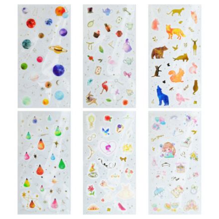 Наклейки декоративные "Black edition", 17,5х9 см, ассорти 6 видов, FUNSTER (ФАНСТЕР), 666100