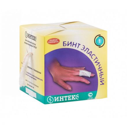 Перевяз. ср-ва Бинт эластичный трубчатый, размер №1 25 метров Интекс