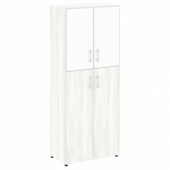 Yalta Шкаф LT.ST-1.7 R white Снежная патина/Стекло white 800*450*1987