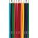 Карандаши цветные 12 цв/наб, 6-гранные Комус Класс Максики классические