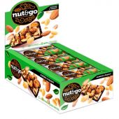 Батончик миндаль арахис Nut&go с арахисовой пастой 18 шт/уп