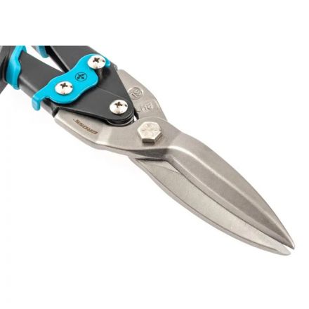 Ножницы по металлу GROSS PIRANHA 270мм,прямой проходной рез,СrMo (78329)