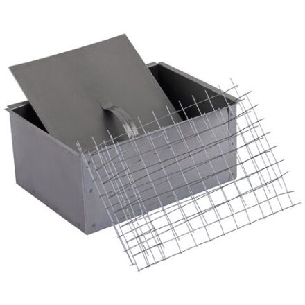 Коптильня двухъярусная металлическая, размер 350х260х160 мм, в гофрокоробе, 701730