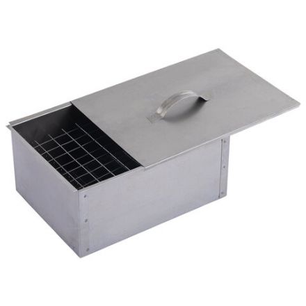 Коптильня двухъярусная металлическая, размер 350х260х160 мм, в гофрокоробе, 701730