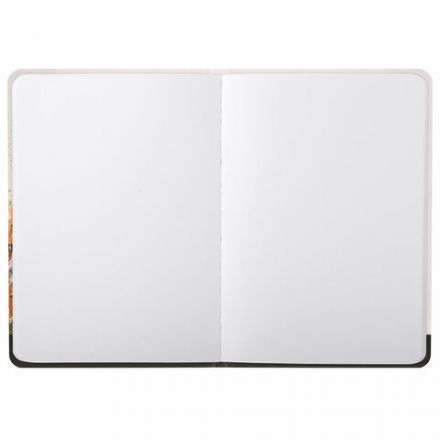 Скетчбук, белая бумага 80 г/м2, 145х203 мм, 80 л., резинка, твердый, BRAUBERG ART DEBUT "Тигр", 114580