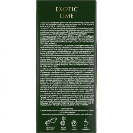 Чай Curtis Exotic Lime зеленый, 25сашет