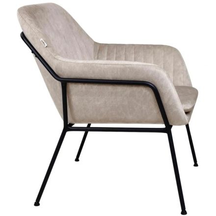 Кресло EL_SHT-AMS2-1 микровелюр/металл лун.мрамор/черн.муар (222073/SHT-К4)