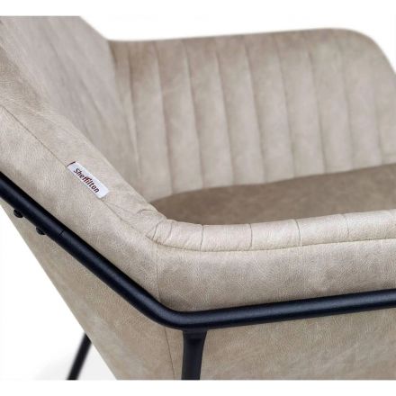 Кресло EL_SHT-AMS2-1 микровелюр/металл лун.мрамор/черн.муар (222073/SHT-К4)