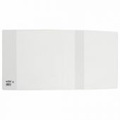 Обложка ПП со штрихкодом для дневников, учебников, прописей МАЛОГО ФОРМАТА, ПЛОТНАЯ, 100 мкм, 220х460 мм, прозрачная, ЮНЛАНДИЯ, 229347