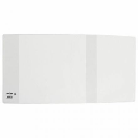 Обложка ПП со штрихкодом для дневников, учебников, прописей МАЛОГО ФОРМАТА, ПЛОТНАЯ, 100 мкм, 220х460 мм, прозрачная, ЮНЛАНДИЯ, 229347