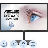 Монитор Asus 27 VA27AQSB IPS 2K 1ms HDMI DP USB M/M HAS Piv 75Hz 350cd Монитор Asus 27 VA27AQSB IPS 2K 1ms HDMI DP USB M/M HAS Piv 75Hz 350cd