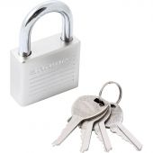 Замок навесной УЗК_Аллюр ВС1Ч-050 (50хd=8х28) чугун (16835) хром (4кл)