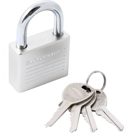 Замок навесной УЗК_Аллюр ВС1Ч-050 (50хd=8х28) чугун (16835) хром (4кл)