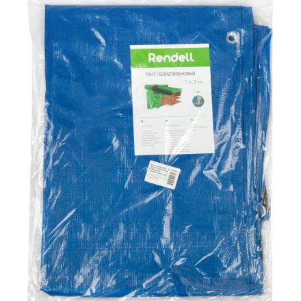 Тент ТАРПАУЛИН 180г/м2 усиленный край 2мx3м с люверсами_0582