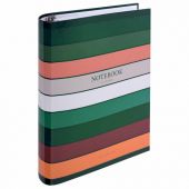 Тетрадь на кольцах А5 175х215 мм, 120 листов, твердый картон, клетка, BRAUBERG, "Classic", 404718