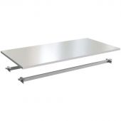 Столешница MO_STEEL одинарная 11140 белый Ш1400