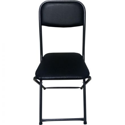 Стул складной Конференц антик серебро-черный 70964