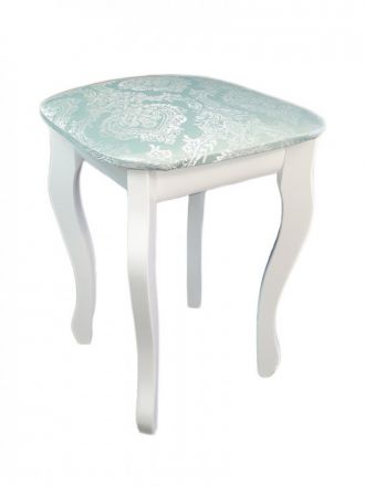 Табурет Тея эмаль белая/прованс голубой