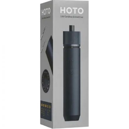 Отвертка аккумуляторная HOTO 3,6В с 12 битами, кейс (QWLSD001)