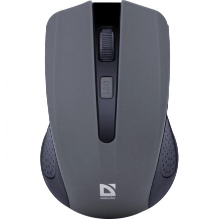 Мышь компьютерная Defender Accura MM-935 беспр.серый, 4кн,800-1600dpi 52936