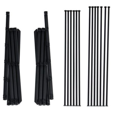 Сушилка напольная МИНИ для белья раскладная, 6 уровней, 10 метров, LAIMA HOME LADDER BLACK, 700473