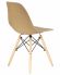 Стул обеденный DOBRIN DSW, ножки светлый бук, цвет бежевый (GR-03)