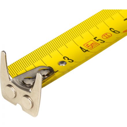 Рулетка 5мх25 мм с автостопом, TOPFORT Extra