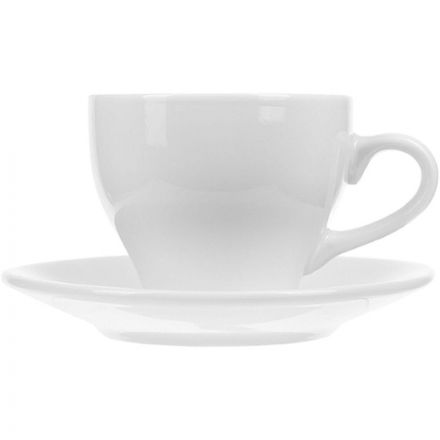 Чайная пара 200мл, белая, фарфор, Collage 6шт/уп фк191