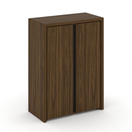 Corner Шкаф средний широкий (2 средних фасада ЛДСП) COR.ST-2.3 Орех лоренцо/Графит 900*450*1231