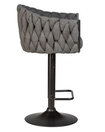 Стул барный DOBRIN LEON, графитовая ткань (LAR-275-21)