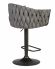 Стул барный DOBRIN LEON, графитовая ткань (LAR-275-21)