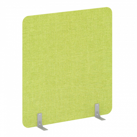 R-line soft Перегородки на металлических опорах на фетровых подпятниках AP.F-140-150 Romeo 07/Серый металл 1400*18*1500