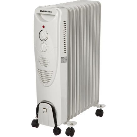 Радиатор BigTech WBH001 25A, масляный (11 секций 2500 Вт)