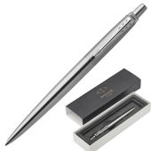 Ручка шариковая PARKER "Jotter Core Stainless Steel CT", корпус серебристый, детали хром, синяя, 1953170