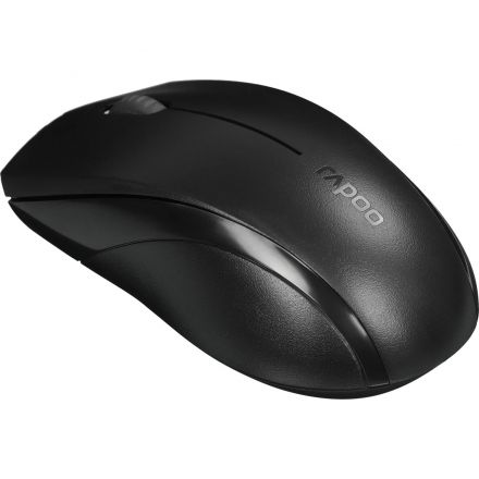 Мышь компьютерная RAPOO проводная N1200, цвет - черный