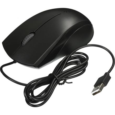 Мышь компьютерная RAPOO проводная N1200, цвет - черный