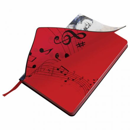 Ежедневник недатированный А5 (138х213 мм), BRAUBERG VISTA, под кожу, гибкий, 136 л., "Jazz", 112044