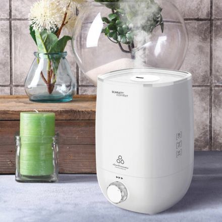 Увлажнитель воздуха SCARLETT SC-AH986M22, объем бака 3,8 л, 25 Вт, арома-контейнер, белый Увлажнитель воздуха SCARLETT SC-AH986M22, объем бака 3,8 л, 25 Вт, арома-контейнер, белый