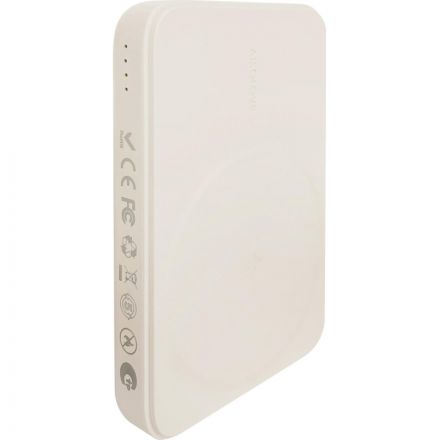 Внешний аккумулятор SOLOVE (Mi) W12 5000mAh MagSafe 20W QC+PD 3A, бежевый