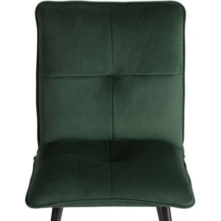Стул Комус Мебель Flip велюр, 41х55х88, Deep Forest (изумруд)