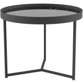 Стол журнальный _KF Тайлер D555 сахара нуар/черный матовый