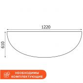 Приставка RIVA А.ПР-8 клен чист. Ш1220