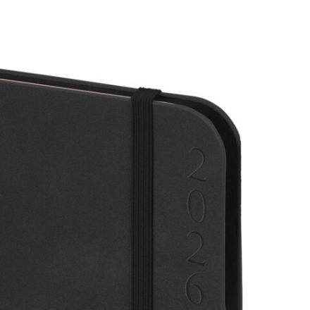 Ежедневник датированный 2026, А5, 151х213 мм, BRAUBERG "Note", под кожу, держатель для ручки, черный, 117516