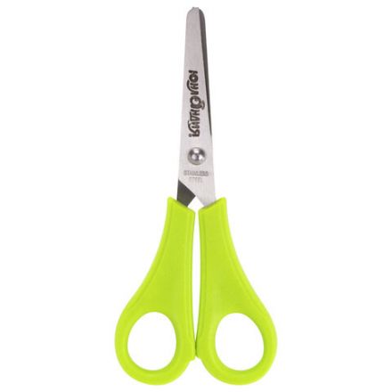 Ножницы ЮНЛАНДИЯ, 135 мм, с линейкой и футляром для лезвий, салатовые, блистер, 237109 Ножницы ЮНЛАНДИЯ, 135 мм, с линейкой и футляром для лезвий, салатовые, блистер, 237109
